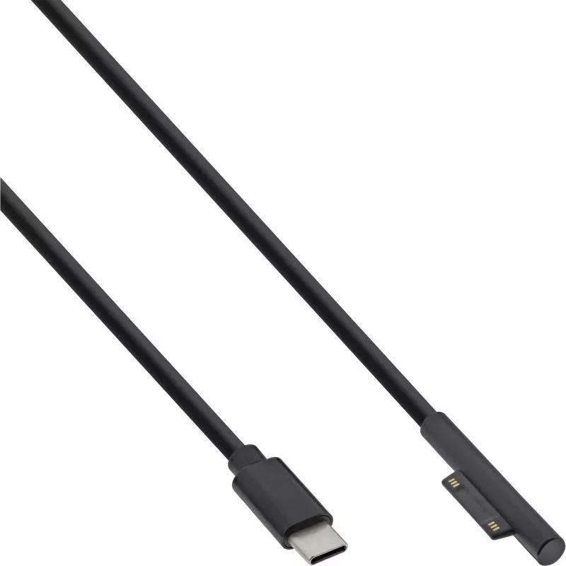 USB-C zu Surface Ladekabel – Power Delivery 45W – schwarz USB-C zu Surface Ladekabel – Power Delivery 45W – schwarz
