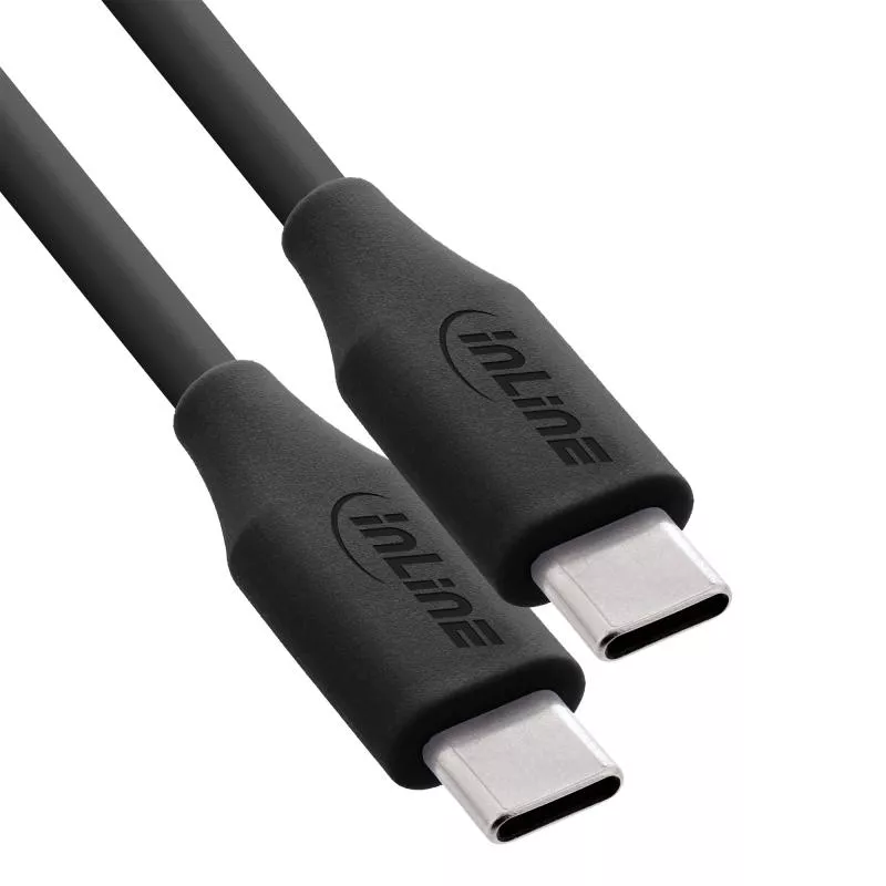USB-C Schnellladekabel – 100W – Silikon – Black Cookie (schwarz) USB-C Schnellladekabel – 100W – Silikon – Black Cookie (schwarz)