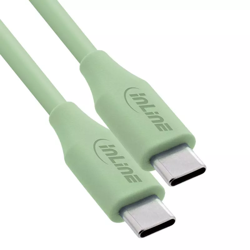 USB-C Schnellladekabel – 100W – Silikon – Matcha Latte (grün) USB-C Schnellladekabel – 100W – Silikon – Matcha Latte (grün)