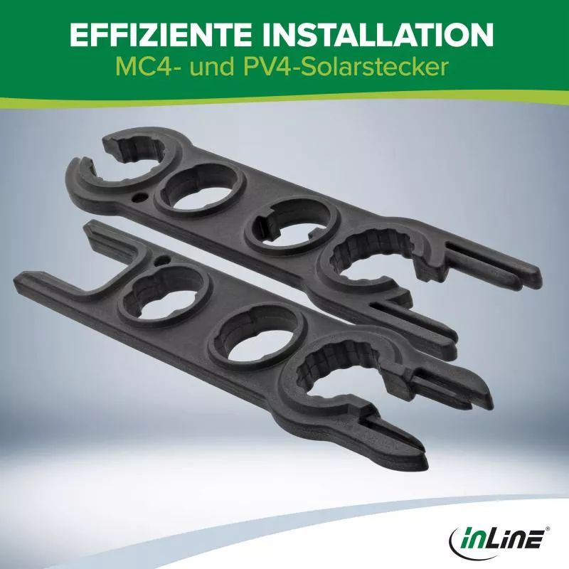Montageschlüssel-Set für Solarstecker (MC4 / PV4) – 2er Set Montageschlüssel-Set für Solarstecker (MC4 / PV4) – 2er Set