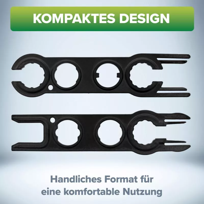 Montageschlüssel-Set für Solarstecker (MC4 / PV4) – 2er Set Montageschlüssel-Set für Solarstecker (MC4 / PV4) – 2er Set