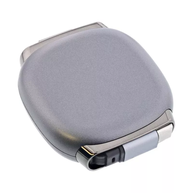 USB-C Kabel im Case, einziehbar, 100 W, schwarz/grau