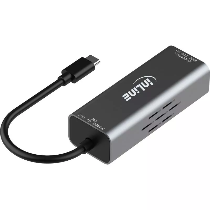 USB-C zu RJ45 PoE-Adapter mit Überspannungsschutz USB-C zu RJ45 PoE-Adapter mit Überspannungsschutz