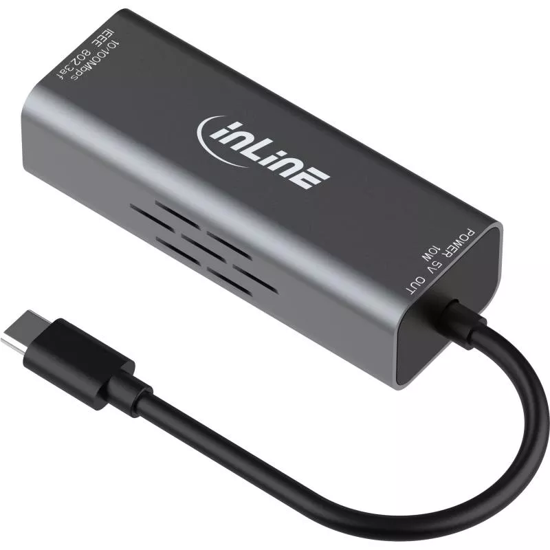 USB-C zu RJ45 PoE-Adapter mit Überspannungsschutz USB-C zu RJ45 PoE-Adapter mit Überspannungsschutz