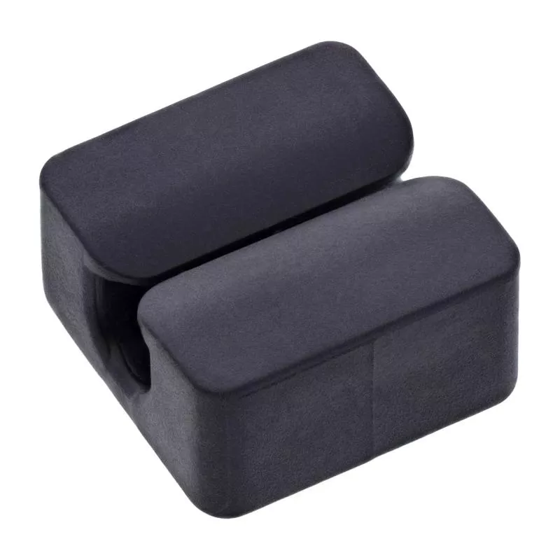 10er Pack Kabelclip 1-fach, selbstklebend, mit 3M®-Pad, Schwarz