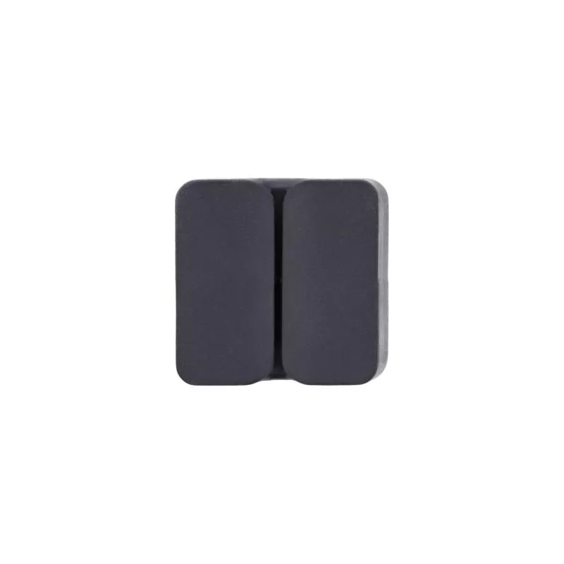 10er Pack Kabelclip 1-fach, selbstklebend, mit 3M®-Pad, Schwarz