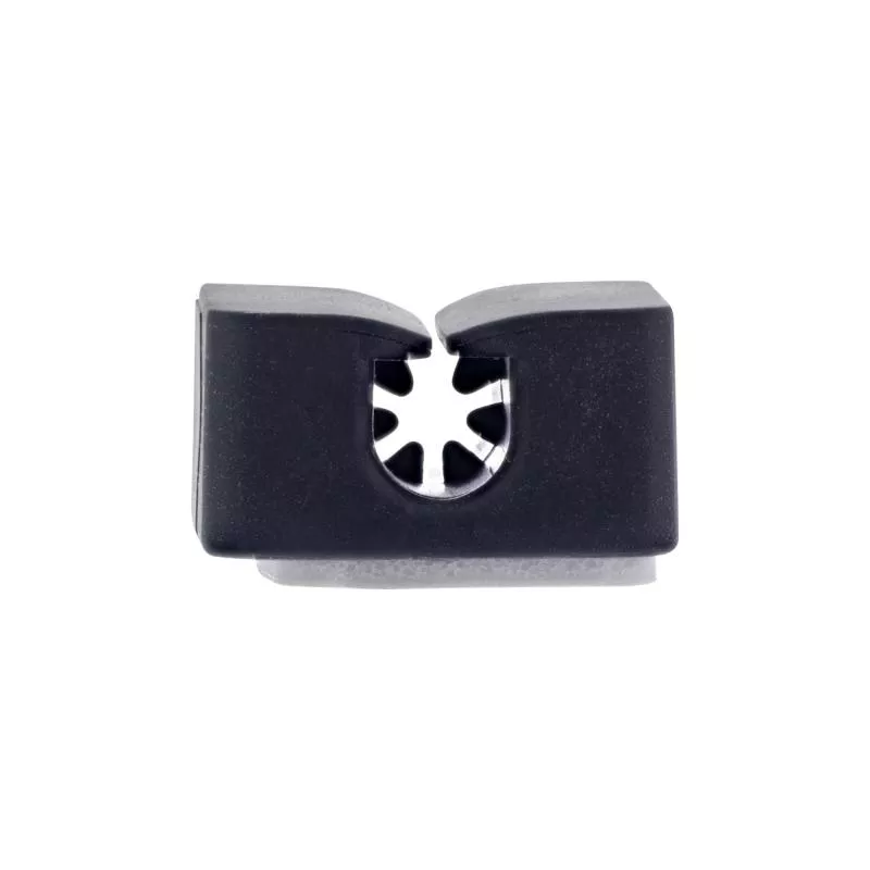 10er Pack Kabelclip 1-fach, selbstklebend, mit 3M®-Pad, Schwarz