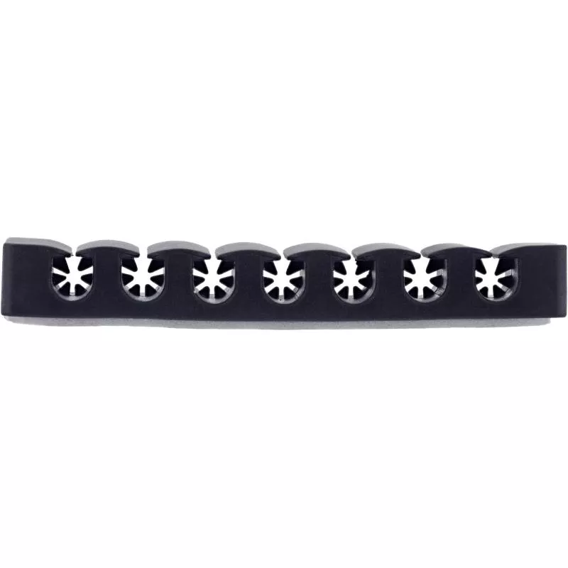 5er Pack Kabelclip 7-fach, selbstklebend, mit 3M®-Pad, Schwarz