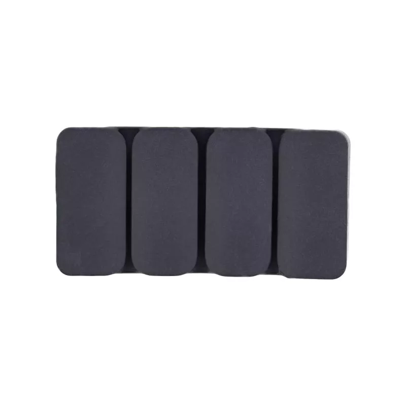 5er Pack Kabelclip 3-fach, selbstklebend, mit 3M®-Pad, Schwarz