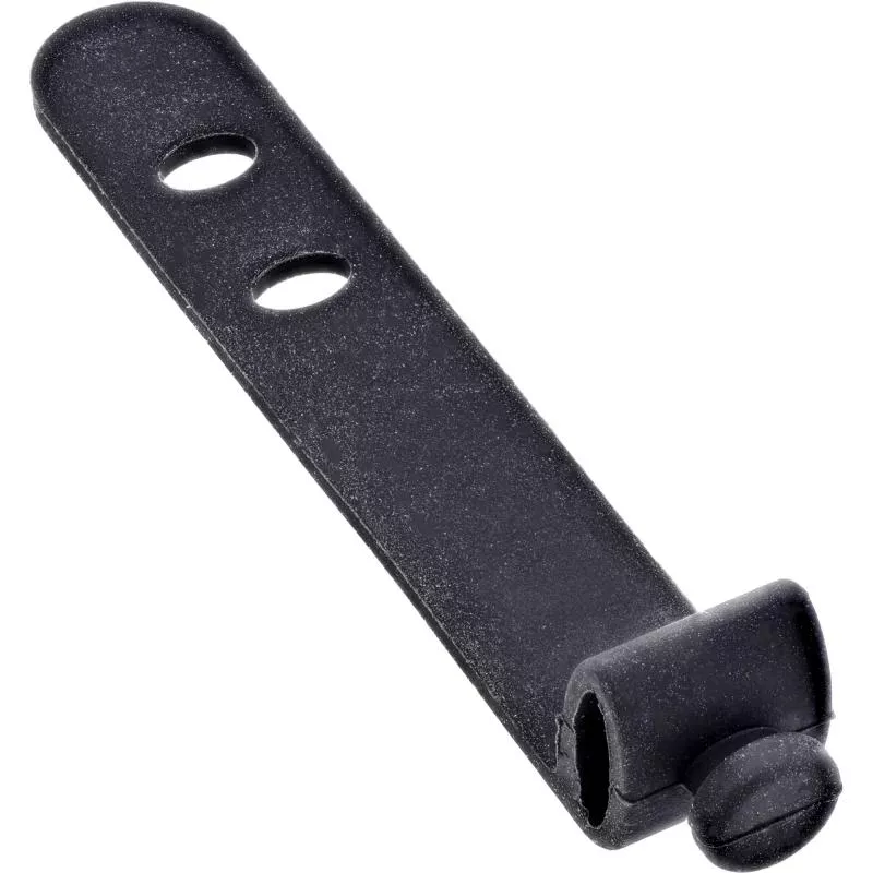 10er Pack Silikon-Kabelbinder, flexibel & wiederverwendbar, 65×10 mm, Schwarz