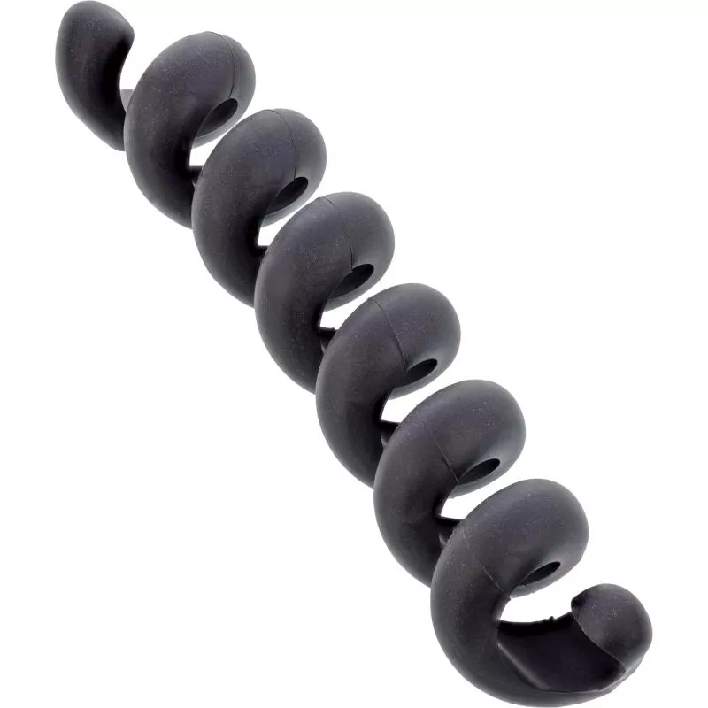 5er Pack Kabelspirale, Kabelmanager 1-fach, 100×16 mm, Schwarz