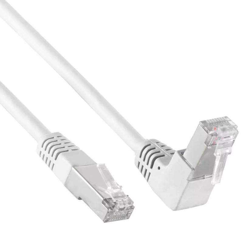 Cat 6 Patchkabel S/FTP – nach unten gewinkelt – Kupfer – PVC
