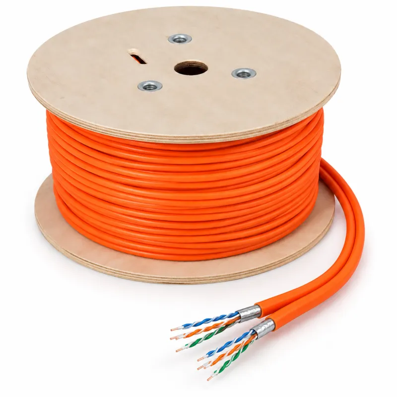 Cat 7 Duplex Verlegekabel S/FTP – Kupfer – LSZH – Dca – 500 m