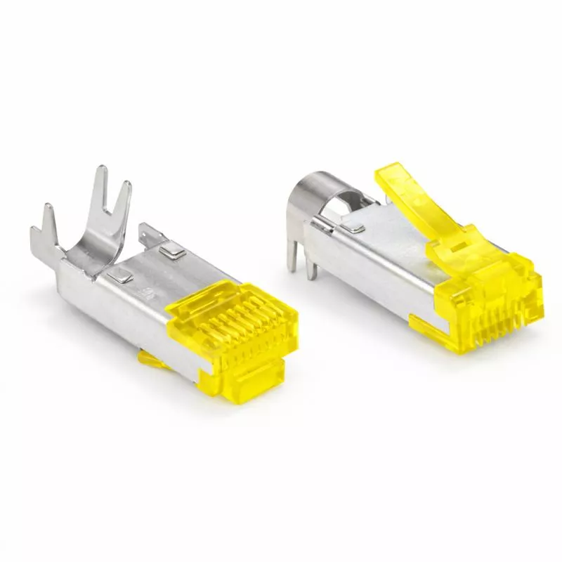 RJ45 Stecker Cat.6A geschirmt – Hirose TM31 (50 Stück, ohne Tülle & Führung)
