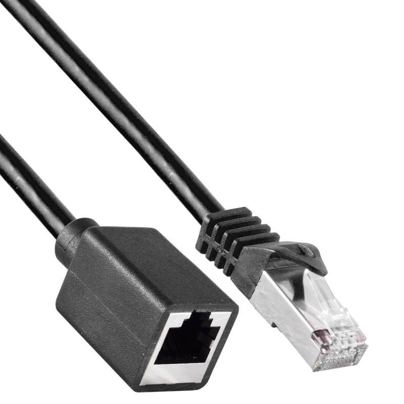 RJ45 Patchkabel-Verlängerung – Cat.6A – Cat.7-Rohkabel – S/FTP – Kupfer – halogenfrei
